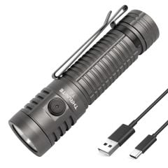 ThruNite T2 Cree XHP70.2 3757 Lumen Rechargeable Pocket Flooder (Battery included) (Metal Grey)