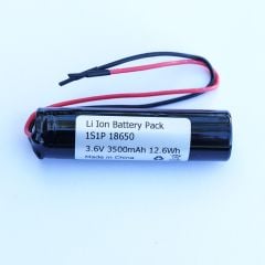 18650 KeepPower 1S1P Battery Pack NCR18650GA 3500mAh 3.6V