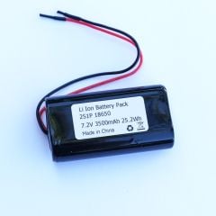 18650 KeepPower 2S1P Battery Pack NCR18650GA 3500mAh 7.2V