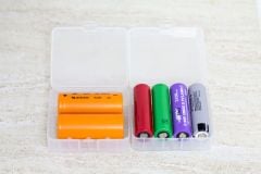 Plastic 2 X 26650 / 4 X 18650 Battery Case