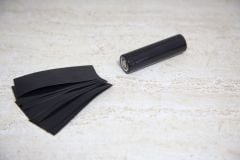 18650 Battery PVC Wrap Black (Pre-cut, 10 Pieces)