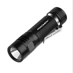 Folomov EDC C4 Rechargeable Flashlight with Powerbank Feature (18650 2600mAh Protected battery included)