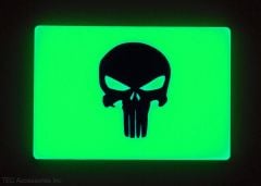 TEC Accessories Beacon Embrite Morale Patch (Punisher, Green)