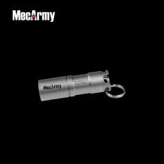 Mecarmy IllumineX-1 Titanium USB Rechargeable Keychain Light XP-G2 130 Lumens (Matte)