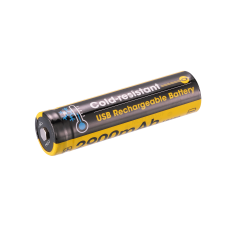 18650 Nitecore NL1829RLTP 2900mAh Protected Button Top (Micro-USB Charge Port) (Low Temperature Resistant)