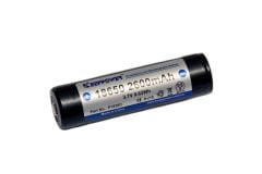 18650 KeepPower P1826C 2600mAh Protected Button Top