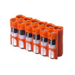 PowerPax 12AA Pack Battery Caddy  (Orange)