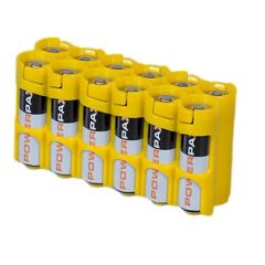 PowerPax 12AA Pack Battery Caddy  (Yellow)