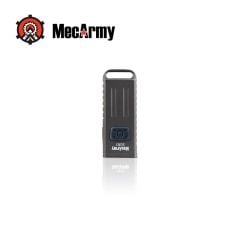 Mecarmy SGN3 XP-G2 160 lumens + UV + Red USB Rechargeable Keychain Light (Grey)