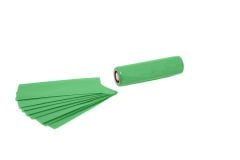18650 Battery PVC Wrap Teal Green (Pre-cut, 10 Pieces)