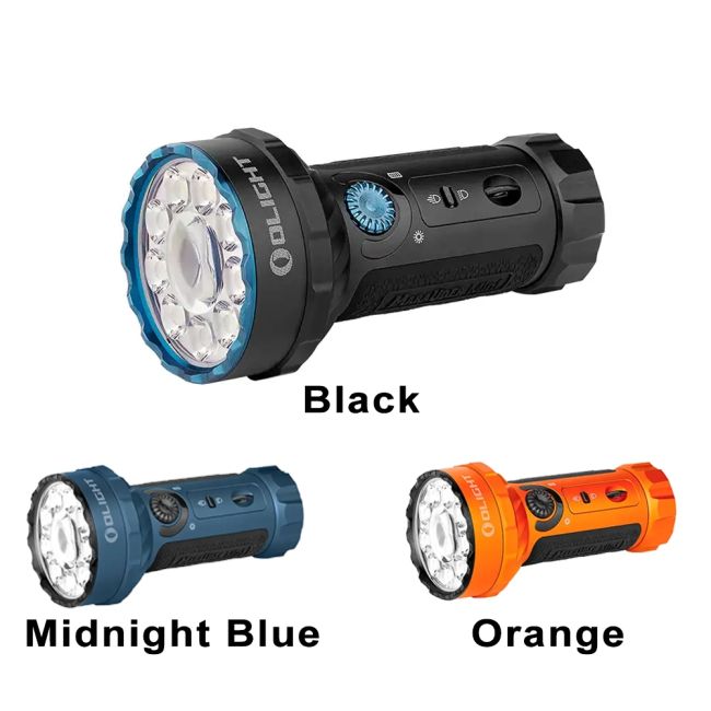 Olight Marauder Mini Flood and Throw Flashlight 7000 lumens with RGB  Magnetic Rechargeable Flashlight