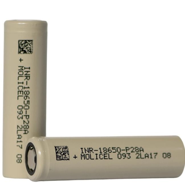 vendita Batteria 18650 Molicel P28A 1-90W 2800mAh 35A- Vaporoso
