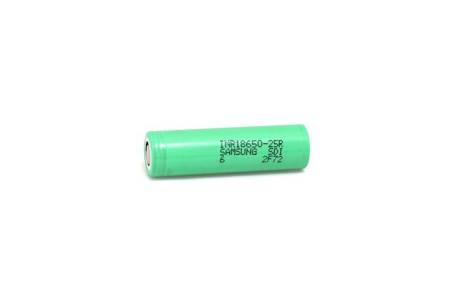 Samsung 25R 18650 2500mAh 20A Battery - High-Quality and Versatile