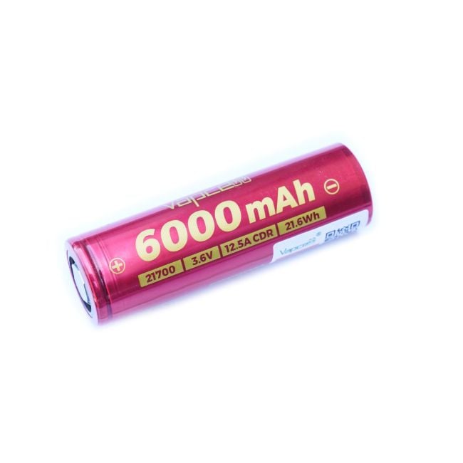 21700 Vapcell F60 6000mAh 12.5A High Discharge Flat Top